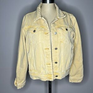 Veveret Yellow Denim Jacket